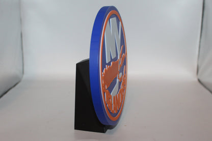 New York Islanders 3D printed Logo Sign Wall Desk Shelf Art
