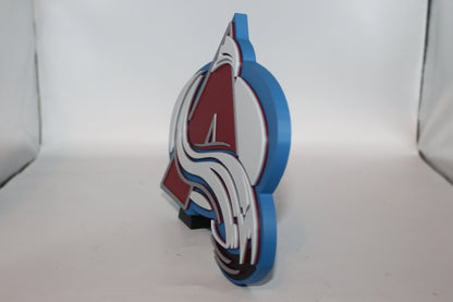 Colorado Avalanche 3D printed Logo Sign Wall Desk Shelf Art