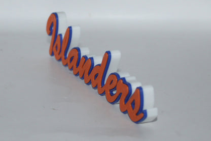 New York Islanders 3D printed Logo Sign Wall Desk Shelf Art