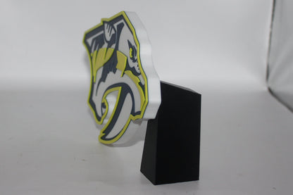 Nashville Predators 3D printed Logo Sign Wall Desk Shelf Art