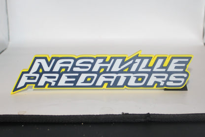 Nashville Predators 3D printed Logo Sign Wall Desk Shelf Art