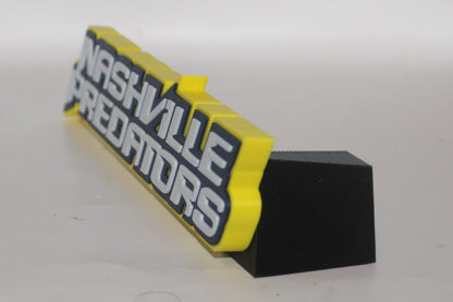 Nashville Predators 3D printed Logo Sign Wall Desk Shelf Art