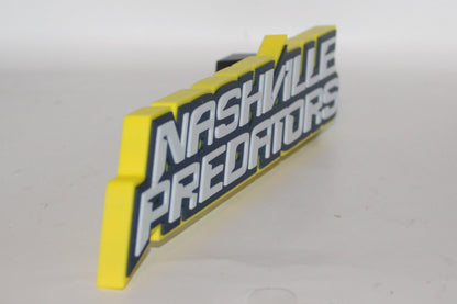 Nashville Predators 3D printed Logo Sign Wall Desk Shelf Art
