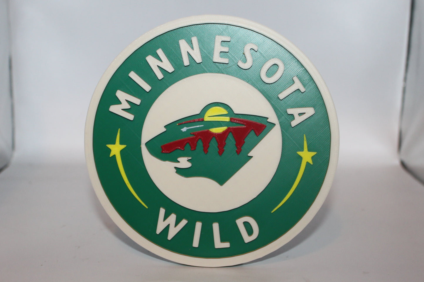 Minnesota Wild 3D printed Logo Sign Wall Desk Shelf Art