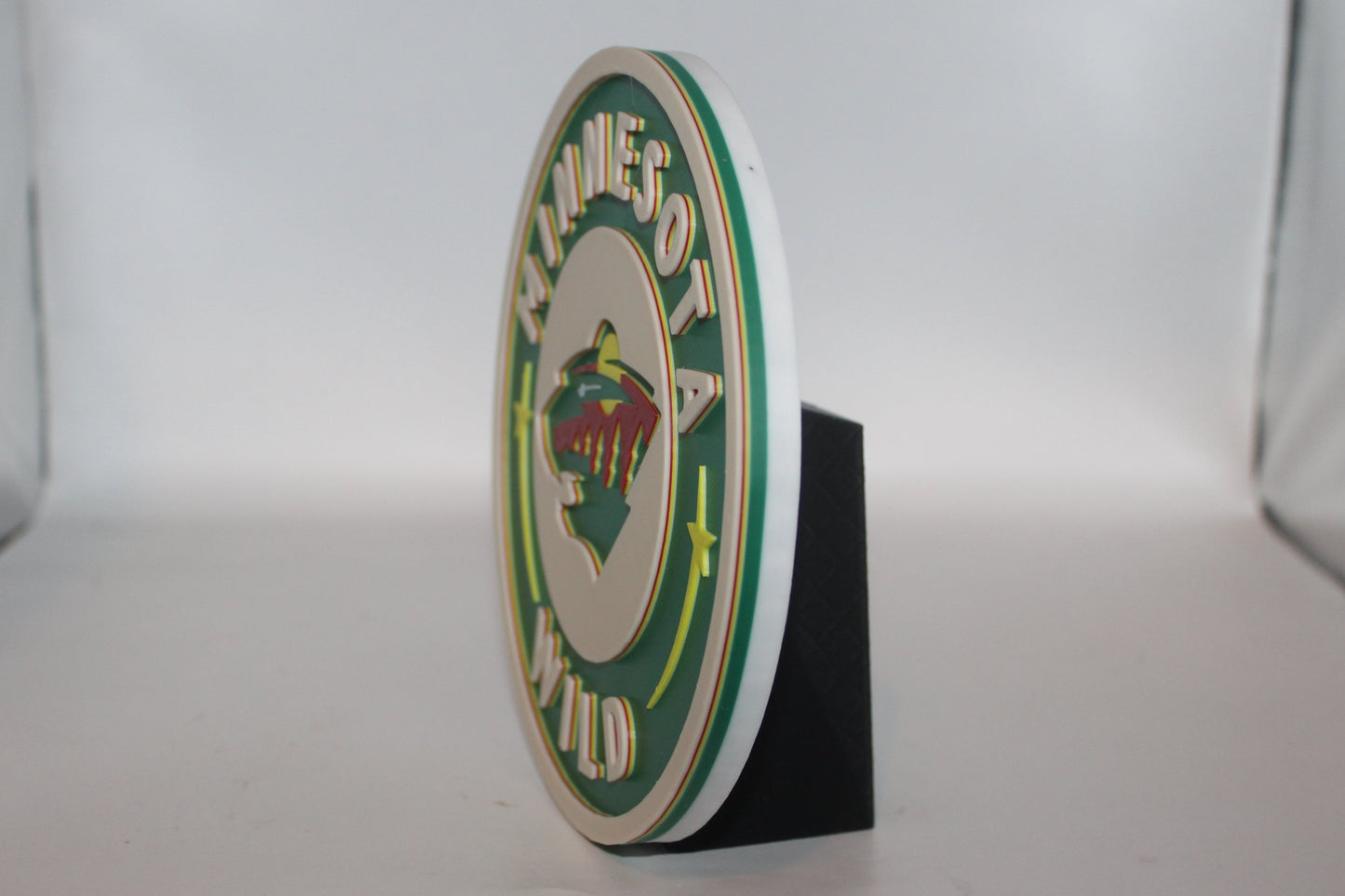Minnesota Wild 3D printed Logo Sign Wall Desk Shelf Art