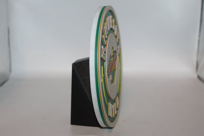 Minnesota Wild 3D printed Logo Sign Wall Desk Shelf Art