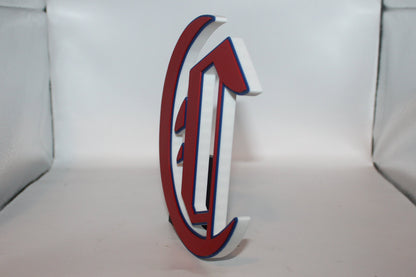 Montréal Canadiens 3D printed Logo Sign Wall Desk Shelf Art