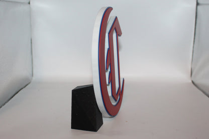 Montréal Canadiens 3D printed Logo Sign Wall Desk Shelf Art
