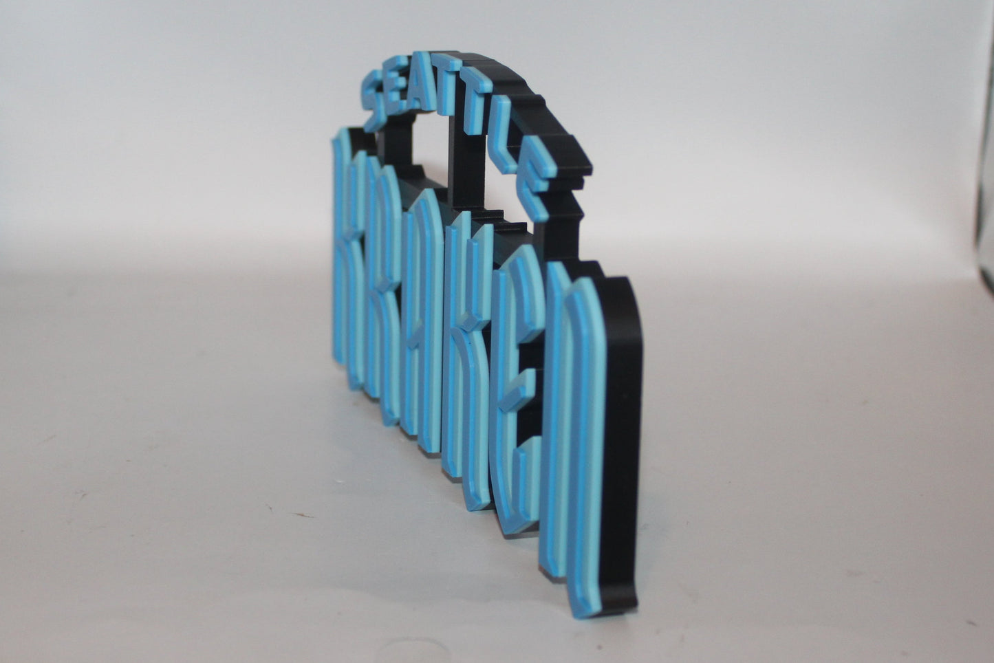 Seattle Kraken 3D printed Logo Sign Wall Desk Shelf Art
