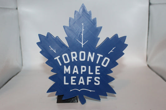 Toronto Maple Leafs 3D printed Logo Sign Wall Desk Shelf Art