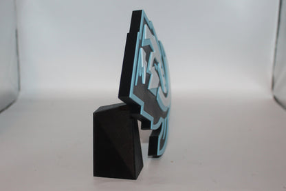 Utah Mammoth 3D printed Logo Sign Wall Desk Shelf Art