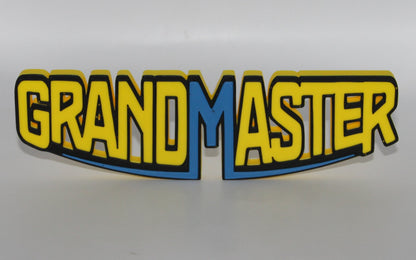 Grand Master 3D printed Logo Sign Wall Desk Shelf Art