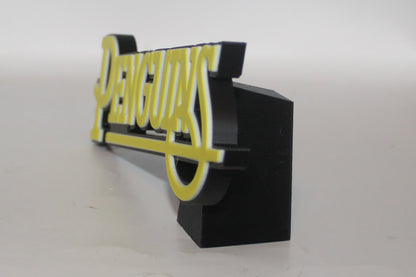 Pittsburgh Penguins 3D printed Logo Sign Wall Desk Shelf Art