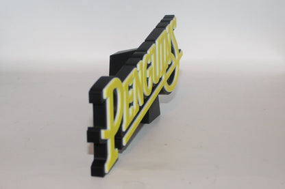 Pittsburgh Penguins 3D printed Logo Sign Wall Desk Shelf Art