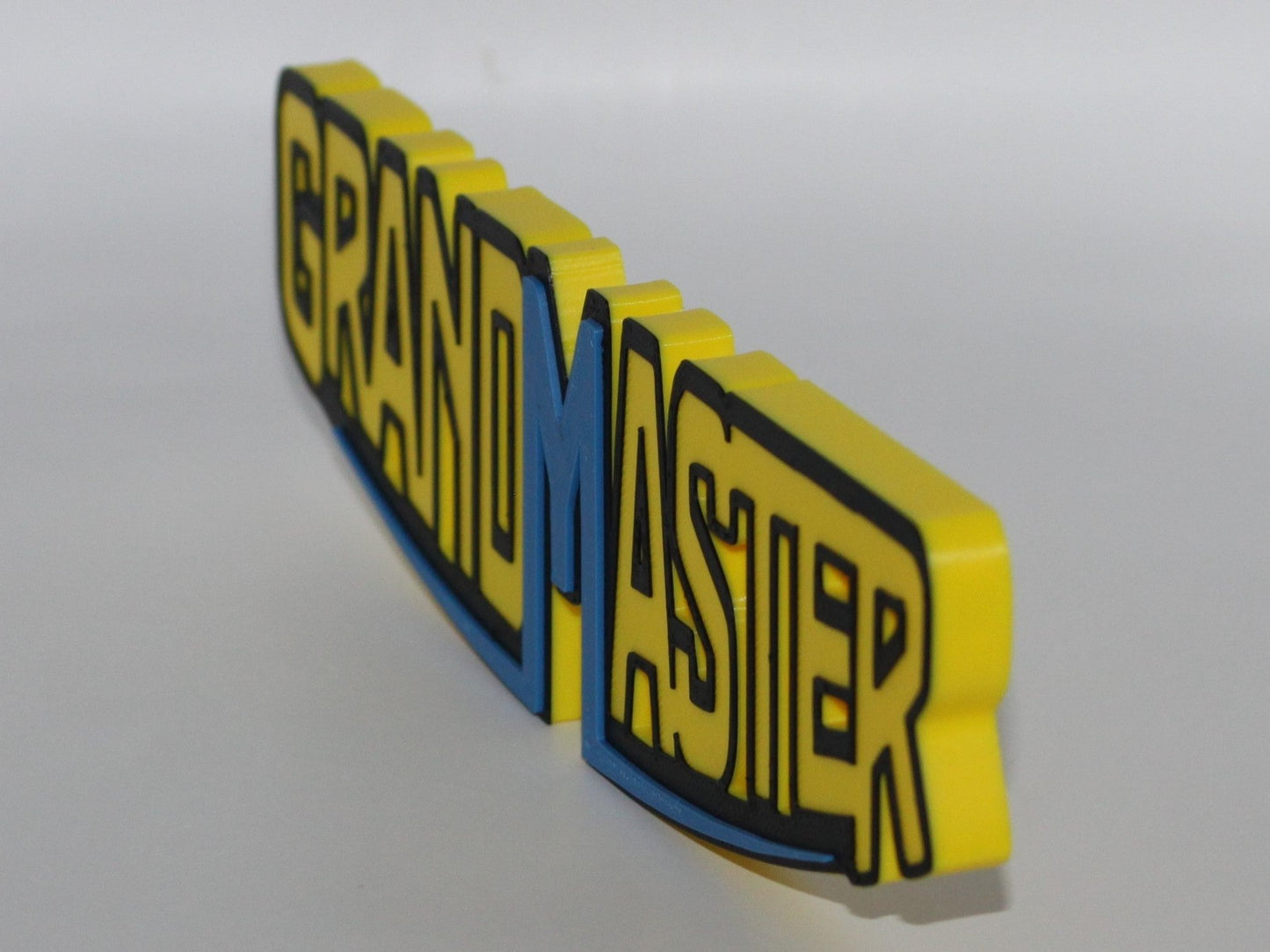 Grand Master 3D printed Logo Sign Wall Desk Shelf Art