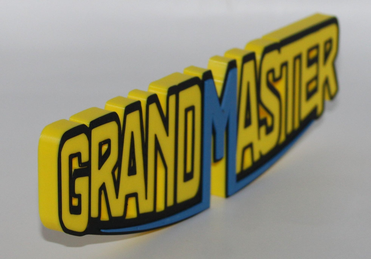 Grand Master 3D printed Logo Sign Wall Desk Shelf Art