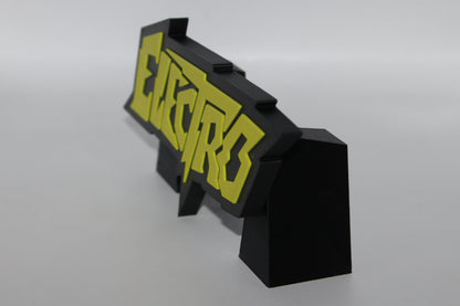 Electro 3D printed Logo Sign Wall Desk Shelf Art