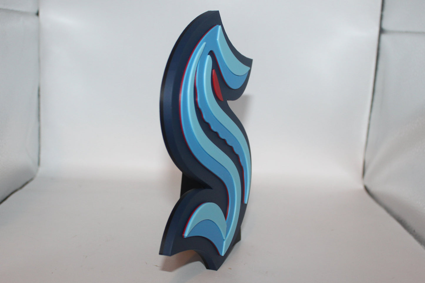 Seattle Kraken 3D printed Logo Sign Wall Desk Shelf Art