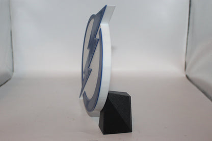 Tampa Bay Lightning 3D printed Logo Sign Wall Desk Shelf Art