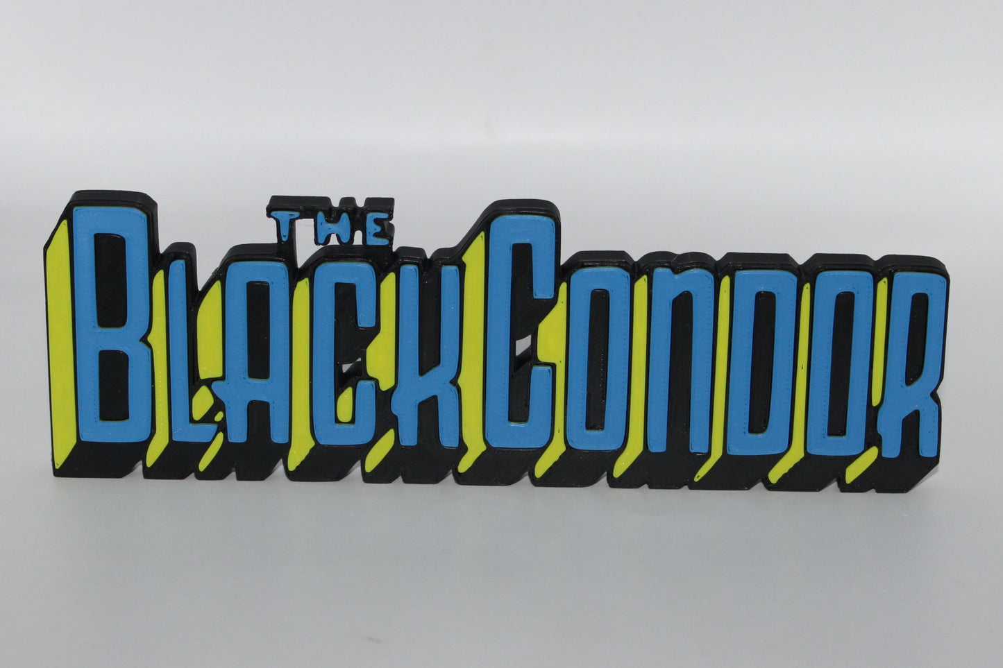 The Black Condor 3D printed Logo Sign Wall Desk Shelf Art