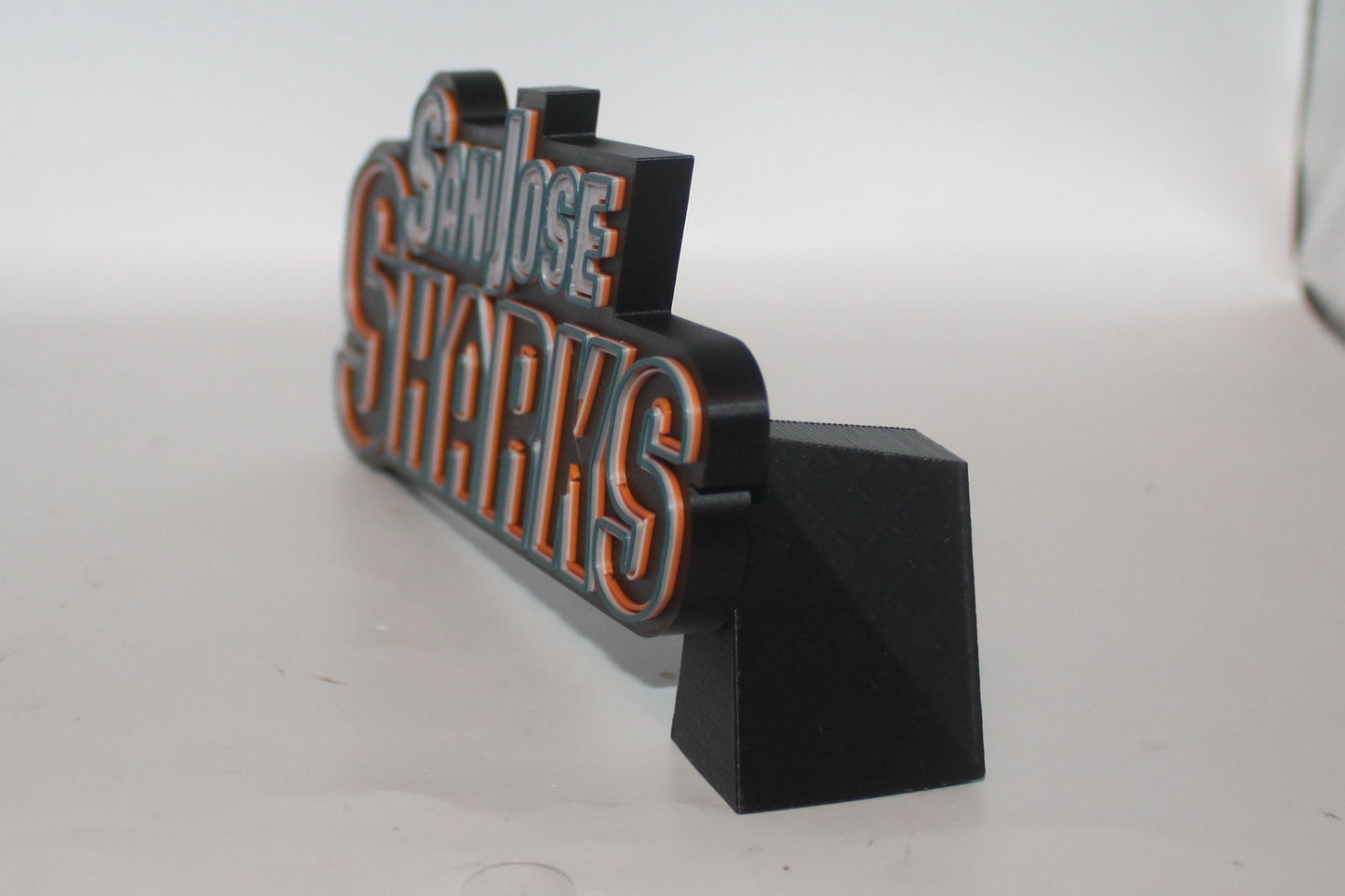 San Jose Sharks 3D printed Logo Sign Wall Desk Shelf Art