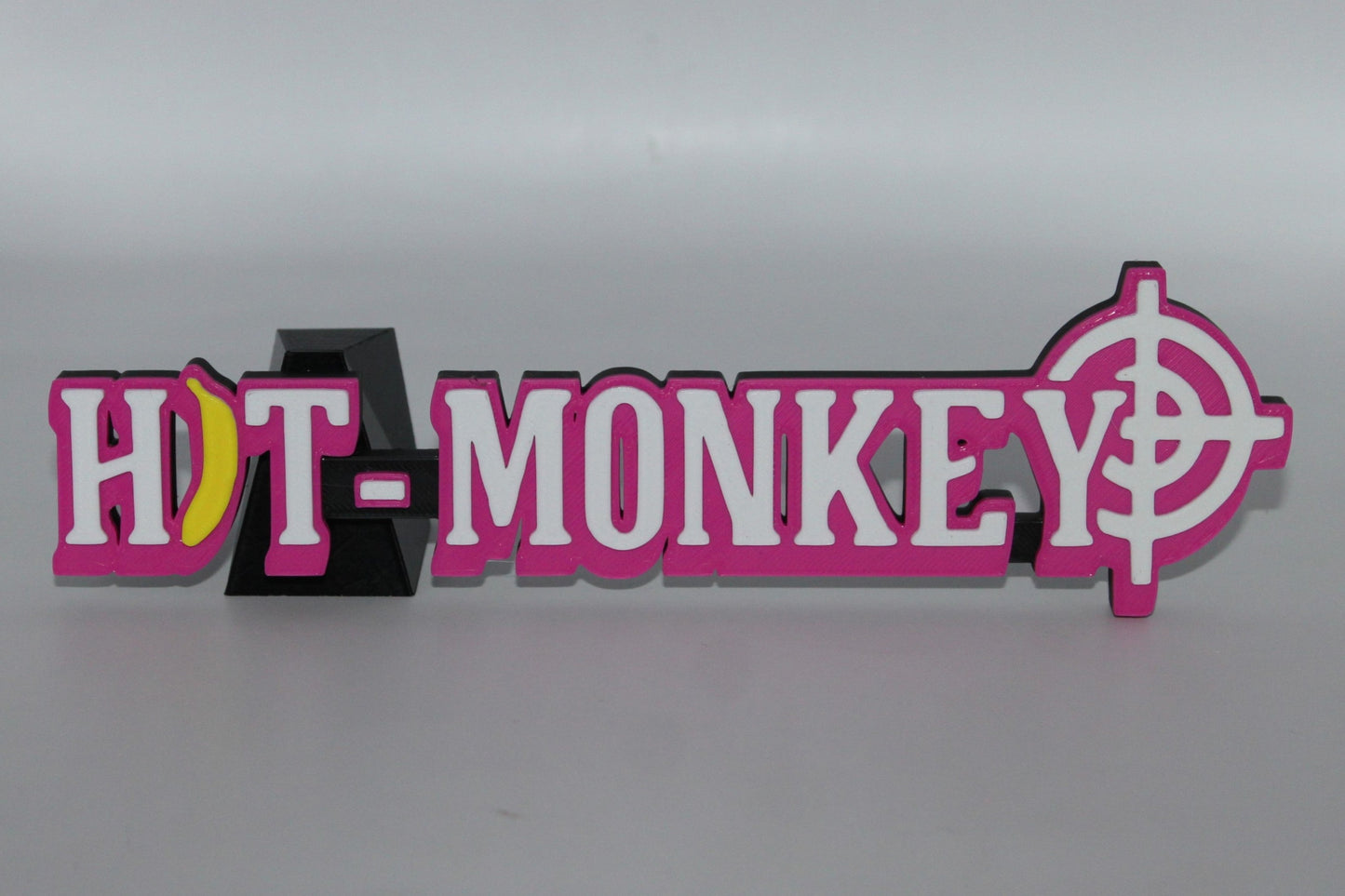 Hit Monkey 3D printed Logo Sign Wall Desk Shelf Art