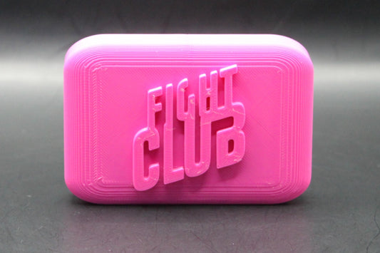 Fight Club 3D printed Logo Sign Wall Desk Shelf Art