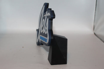Winnipeg Jets 3D printed Logo Sign Wall Desk Shelf Art