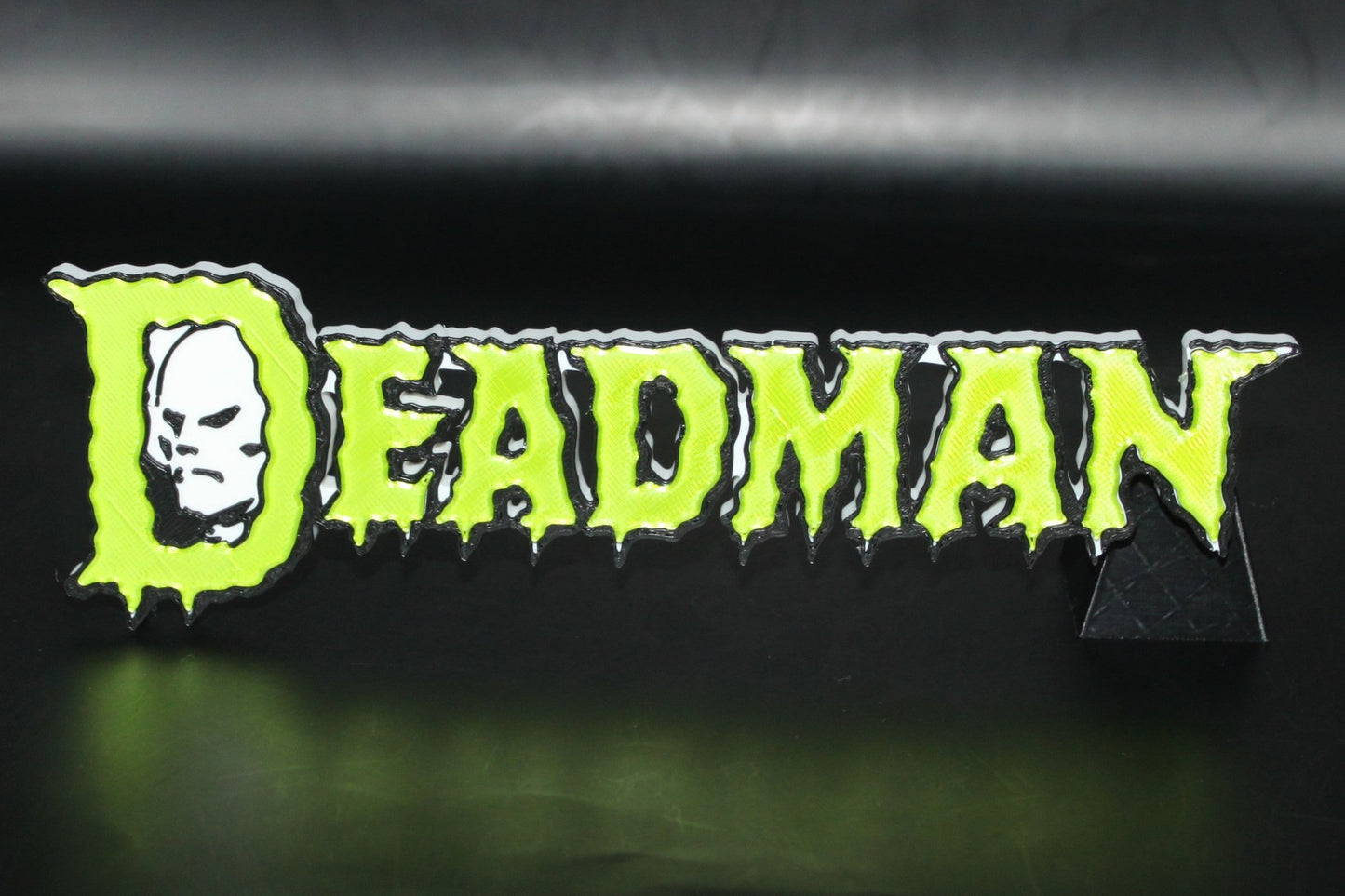 Deadman 3D printed Logo Sign Wall Desk Shelf Art