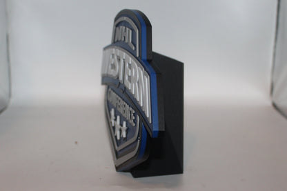 NHL Western Conference 3D printed Logo Sign Wall Desk Shelf Art