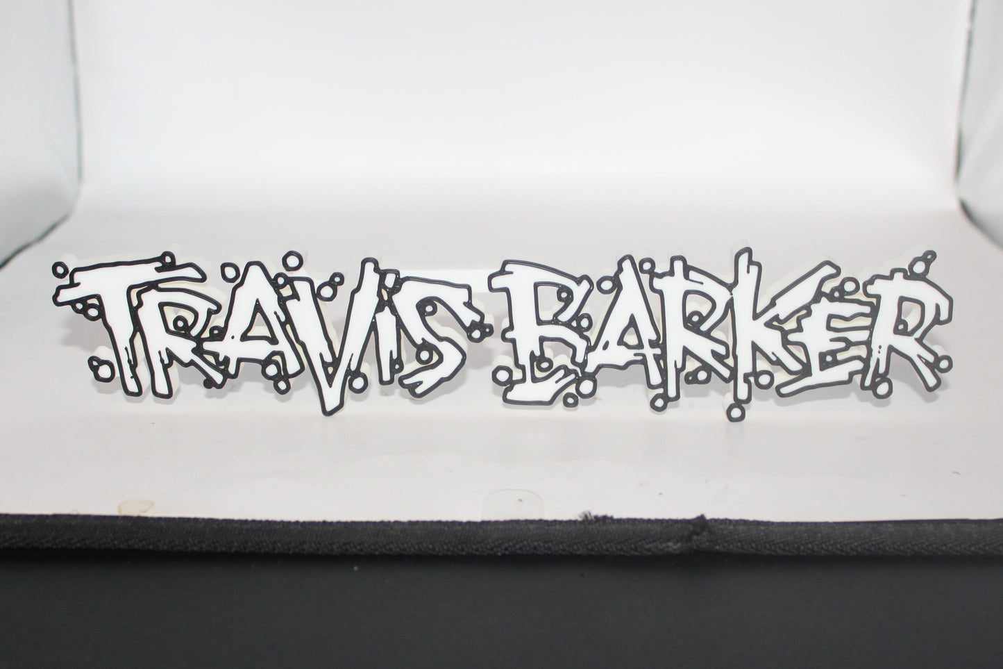 Travis Barker 3D printed Logo Sign Wall Desk Shelf Art