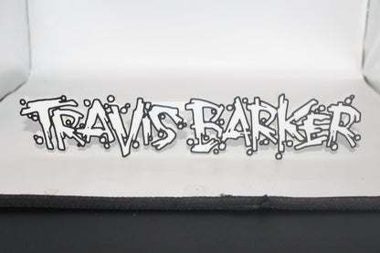 Travis Barker 3D printed Logo Sign Wall Desk Shelf Art