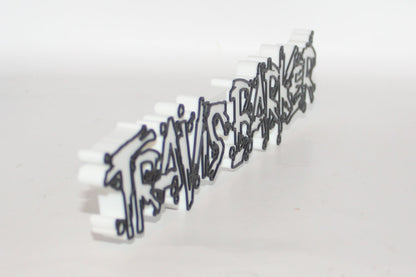 Travis Barker 3D printed Logo Sign Wall Desk Shelf Art
