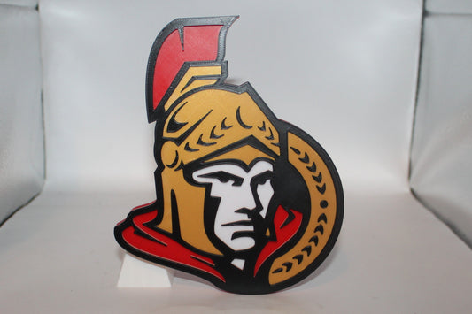 Ottawa Senators 3D printed Logo Sign Wall Desk Shelf Art