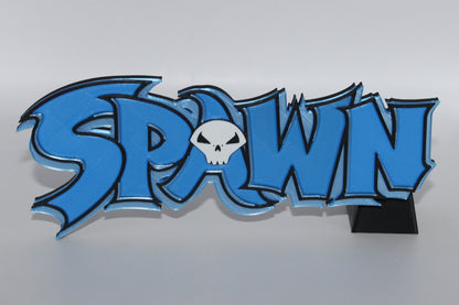 Spawn 3D printed Logo Sign Wall Desk Shelf Art