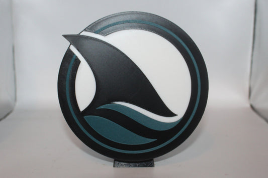 San Jose Sharks 3D printed Logo Sign Wall Desk Shelf Art