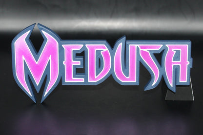 Medusa 3D printed Logo Sign Wall Desk Shelf Art