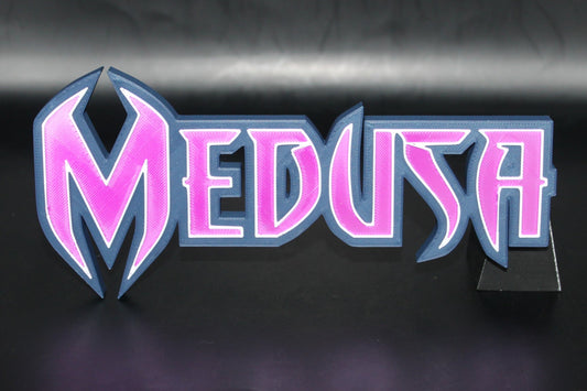 Medusa 3D printed Logo Sign Wall Desk Shelf Art