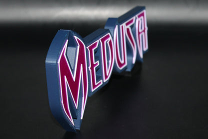 Medusa 3D printed Logo Sign Wall Desk Shelf Art