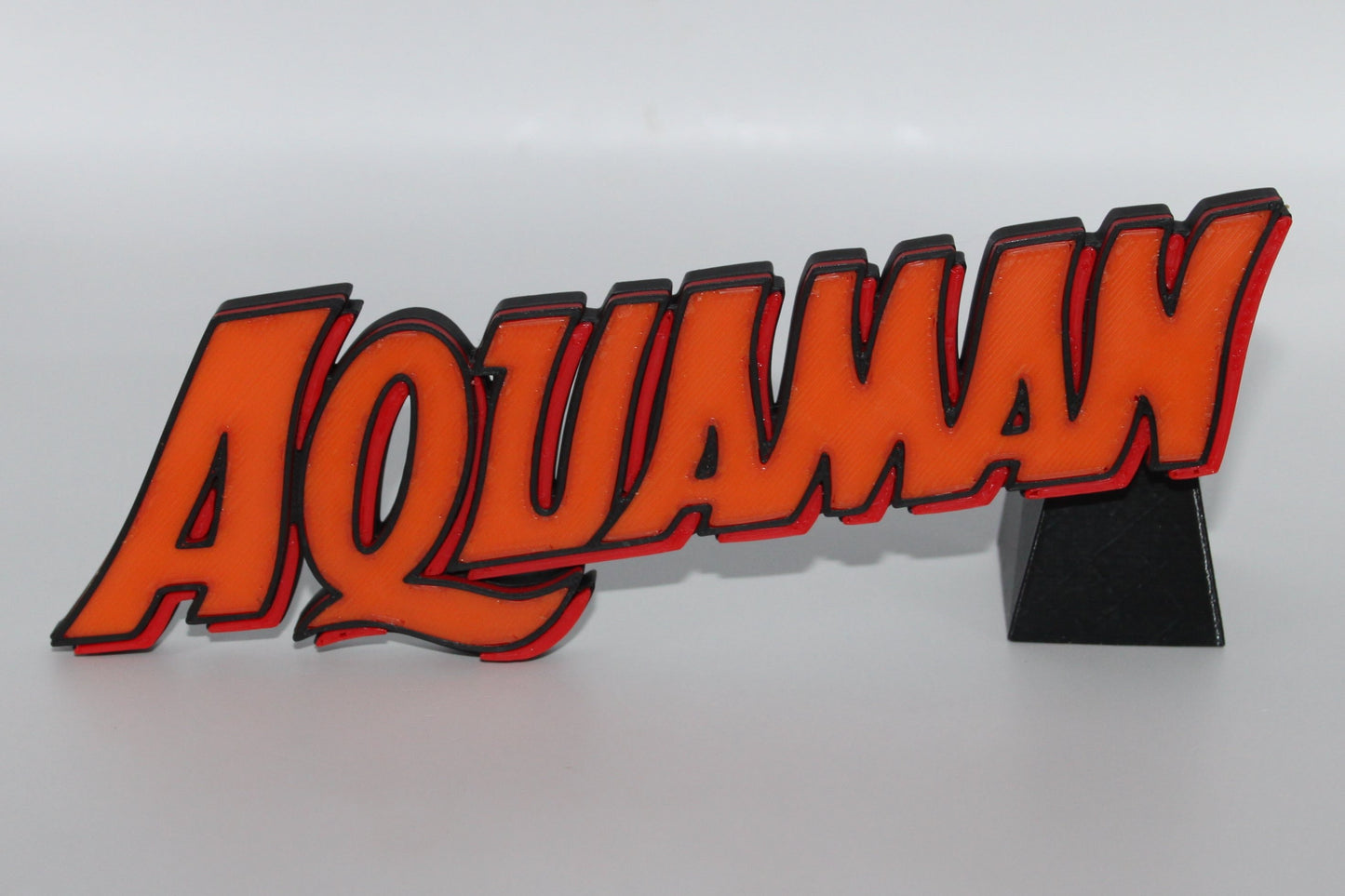 Aquaman 3D printed Logo Sign Wall Desk Shelf Art