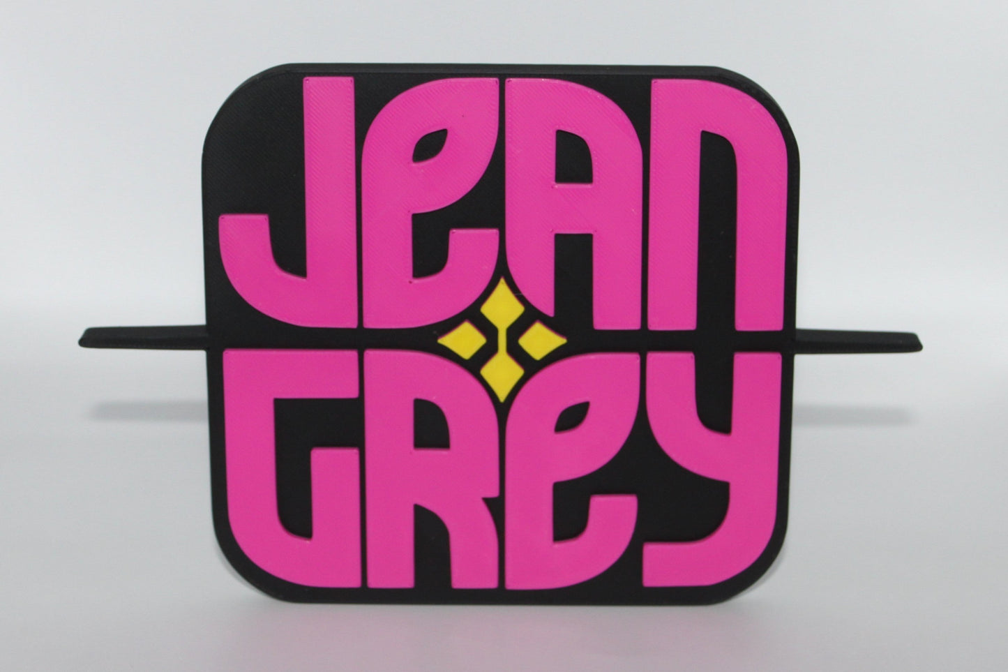 Jean Grey 3D printed Logo Sign Wall Desk Shelf Art