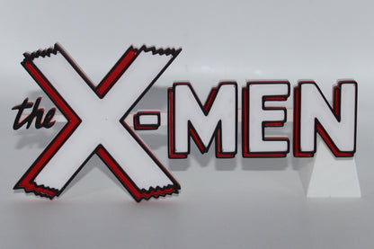 X-Men 3D printed Logo Sign Wall Desk Shelf Art