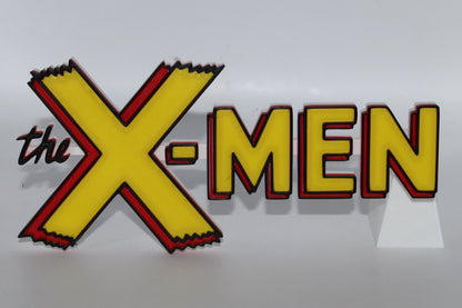 X-Men 3D printed Logo Sign Wall Desk Shelf Art