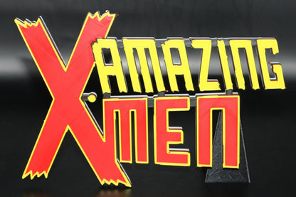 X-Men 3D printed Logo Sign Wall Desk Shelf Art