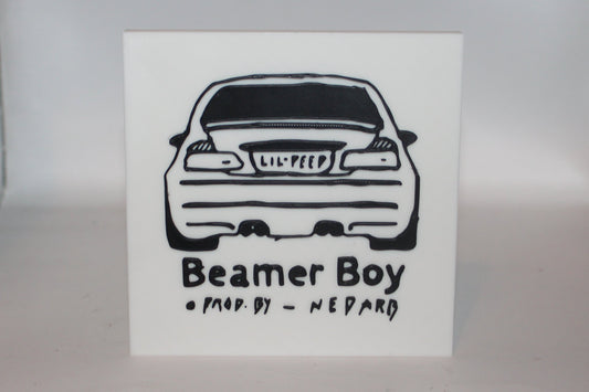 Lil Peep, Beamer Boy 3D printed Logo Sign Wall Desk Shelf Art