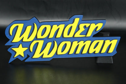 Wonder Woman 3D printed Logo Sign Wall Desk Shelf Art