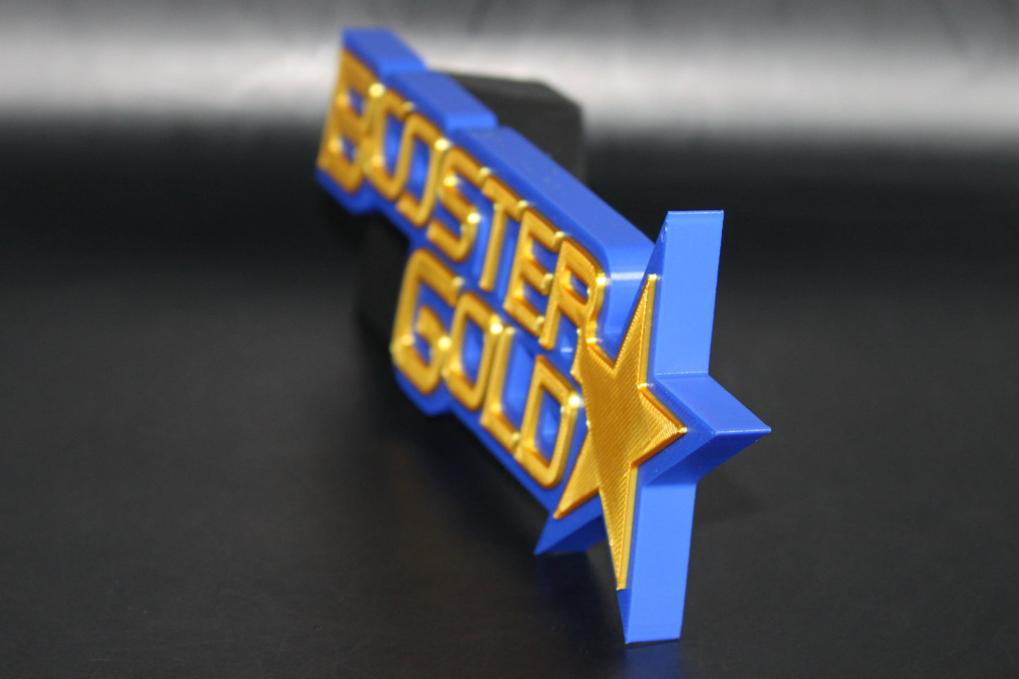 Booster Gold 3D printed Logo Sign Wall Desk Shelf Art