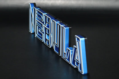 Nebula 3D printed Logo Sign Wall Desk Shelf Art