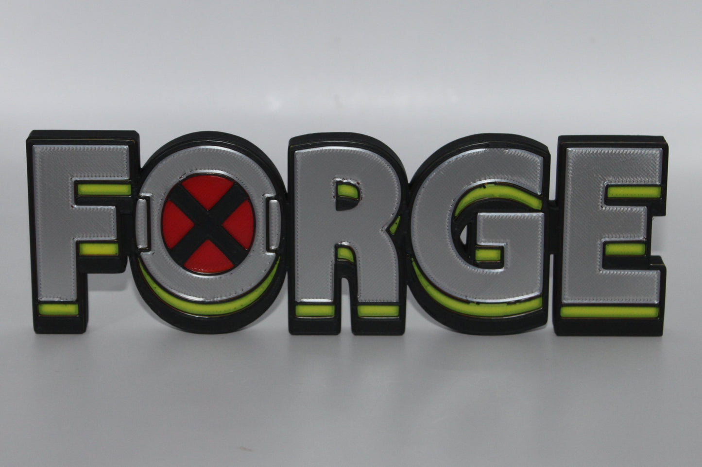 Forge 3D printed Logo Sign Wall Desk Shelf Art