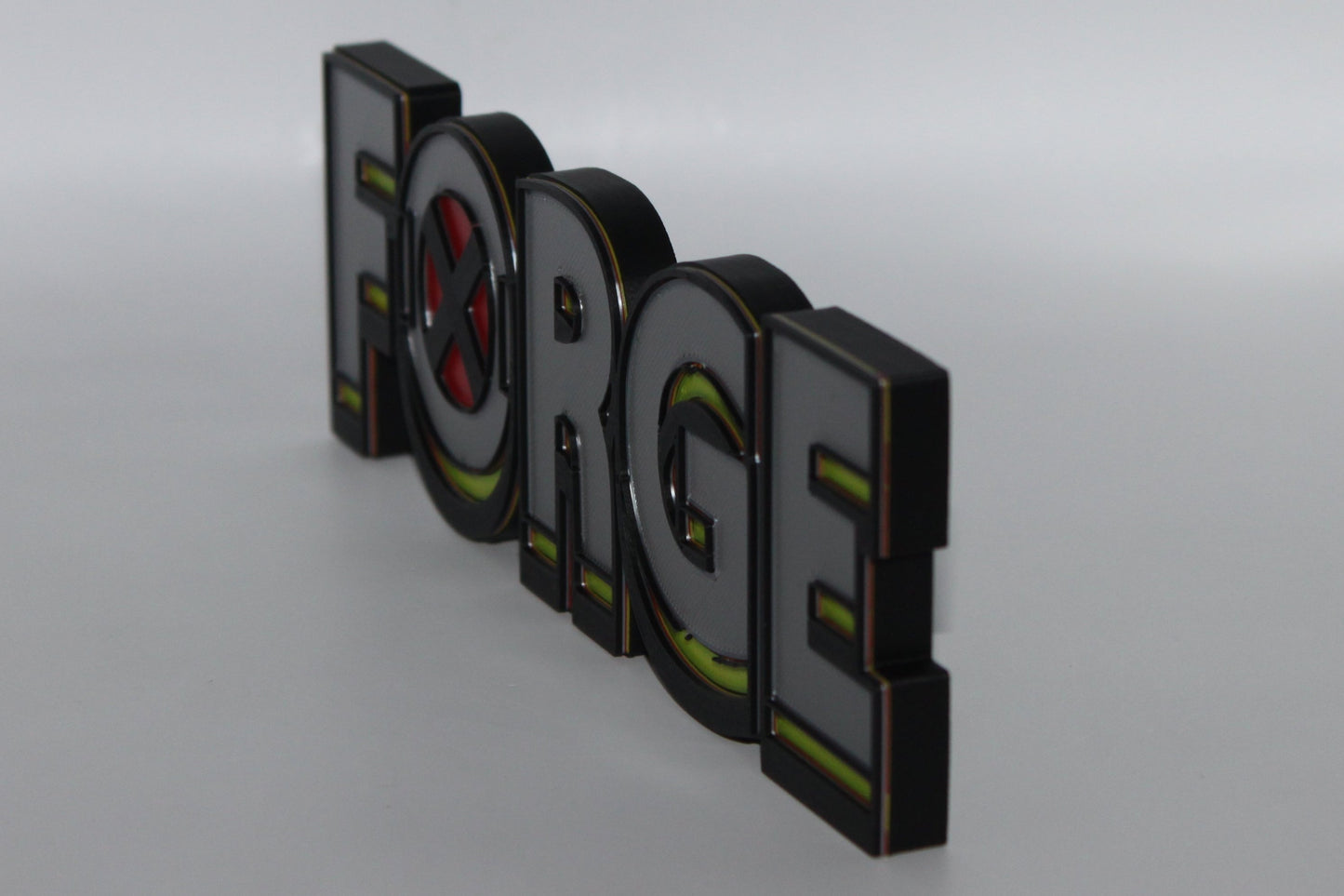 Forge 3D printed Logo Sign Wall Desk Shelf Art